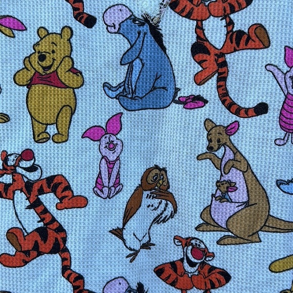 Winnie The Pooh Disney Oversized Crop Long Sleeve Top Size XS - Picture 4 of 7